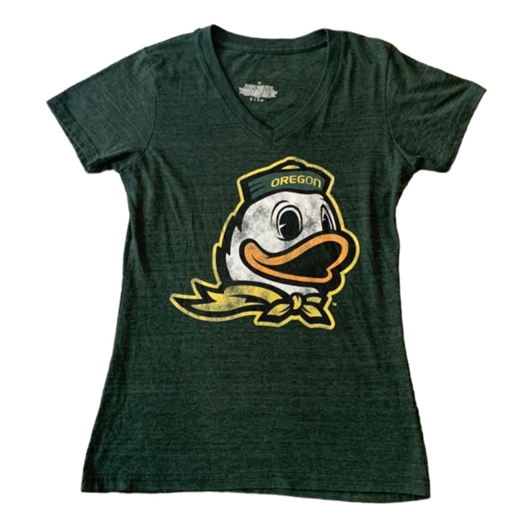 OREGON DUCKS Sleeve V-Neck T-Shirt
